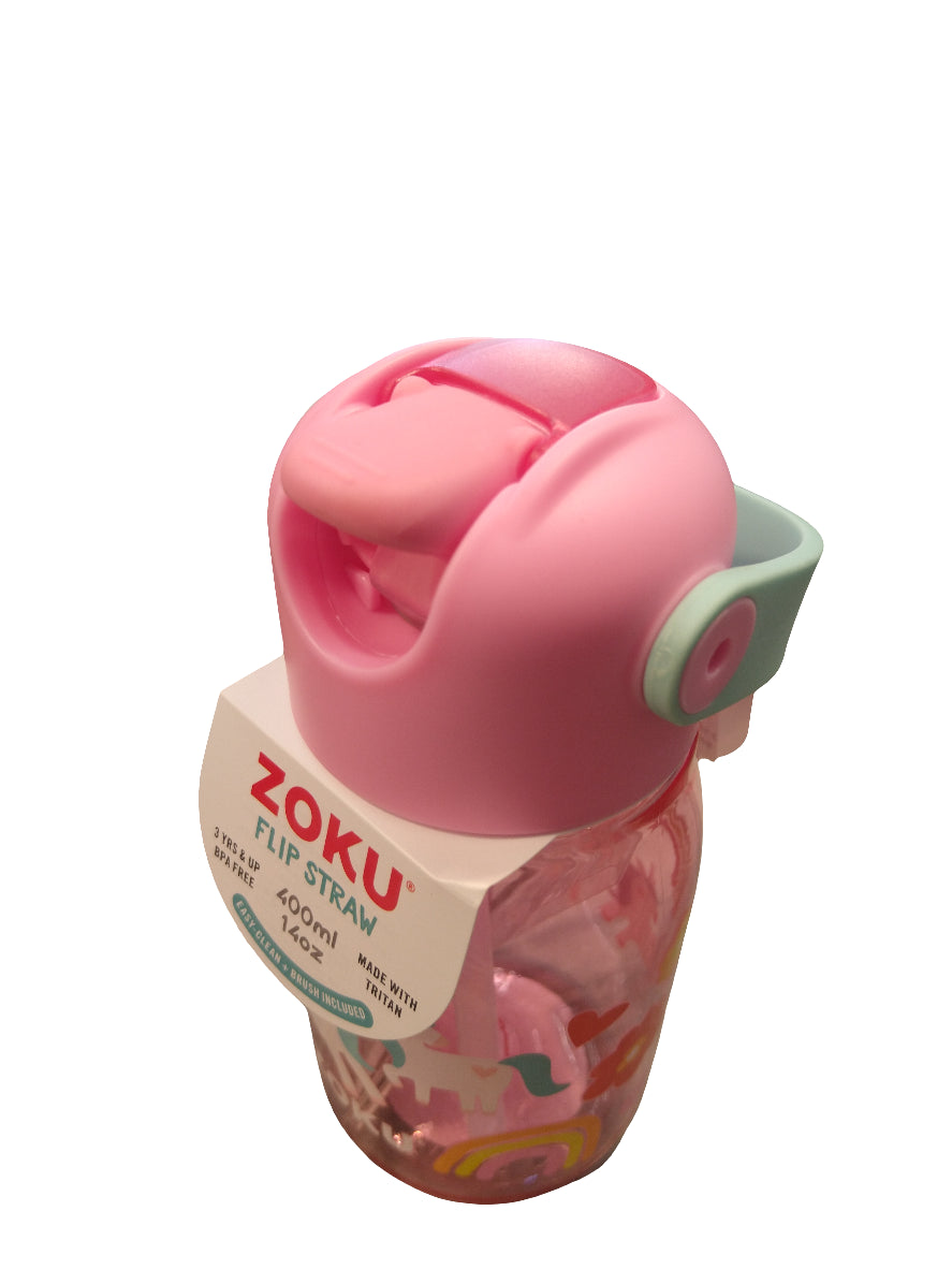 Borraccia in Tritan 465 ml- Unicorno rosa